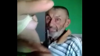dirty old man sucking young boobs of young sexxxxy slut