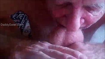 silver daddy blowjob