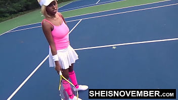 fat asses walking down street see thru dress on