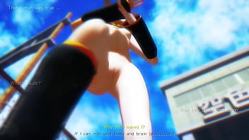 Blonde girl dancing on street mmd by chick Blonde girl dancing on street mmd by chick