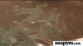 Friend gives him a soapy massage 26