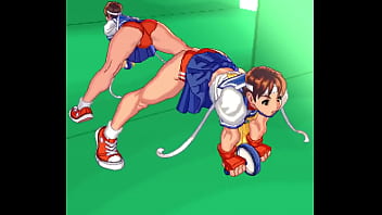 Sakura entrenando Sakura entrenando