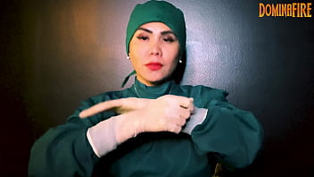 Long surgical glove asmr Long surgical glove asmr