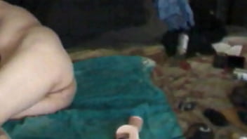 Bbc dildo stretches out my boy pussy