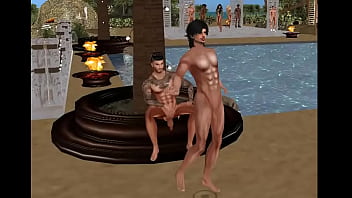 Naked dance at the beach Naked dance at the beach