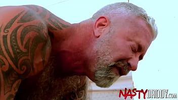 Burly muscular daddies bareback hardcore