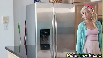 Jizzy mouthed teen babysitter pounded with hard dong in hd Jizzy mouthed teen babysitter pounded with hard dong in hd