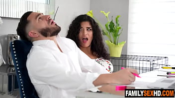 Stepbrother and stepsister fuck behind stepdad's back Stepbrother and stepsister fuck behind stepdad's back