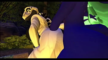 Dragon fucks a wild dino at campsite Dragon fucks a wild dino at campsite
