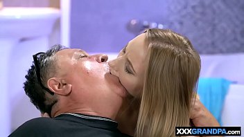 Old guy with a huge gut blowed and banged by a young blonde Old guy with a huge gut blowed and banged by a young blonde