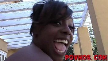 Amateur ebony teen gets plowed after gobbling cock Amateur ebony teen gets plowed after gobbling cock
