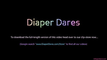 Hot girl wears a nappy Hot girl wears a nappy