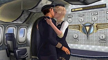 Sexy 3d cartoon blonde stewardess getting fucked Sexy 3d cartoon blonde stewardess getting fucked