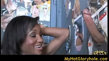Hot gloryhole blowjob interracial porn 13