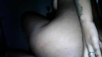 Ebony riding a guy with loveable abs part 2