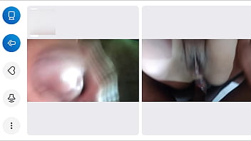 Não aguentou de tanto tesão e gozou com 1 minuto na chamada de vídeo