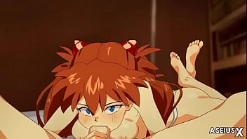 El beso de asuka después de estar con shingi