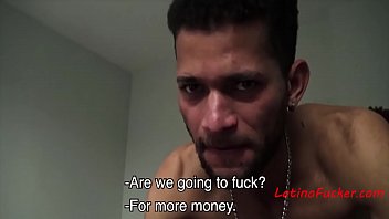 Convincing relucatant latin man to fuck on camera