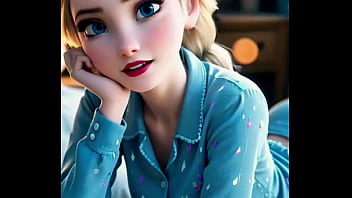 A rare glimpse of queen elsa relaxing in her pajamas simply stunning ai generated A rare glimpse of queen elsa relaxing in her pajamas simply stunning ai generated