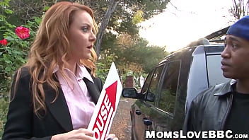 Redhead milf banged hard by two bbcs Redhead milf banged hard by two bbcs