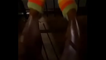 Ebony goddess shows tootsies Ebony goddess shows tootsies