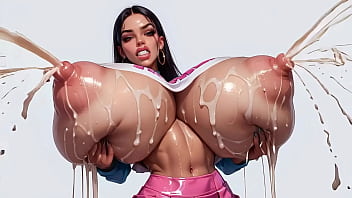 Extremely horny ai latina babe rhythmically milks her plump udders Extremely horny ai latina babe rhythmically milks her plump udders