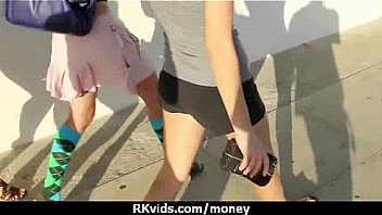 Sexy natural chick trades cash for some rough sex 1