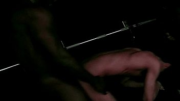 Skinny white gay gangbang by three huge black ghetto