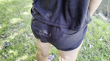 Public pissing compilation in nature travel by car pov free