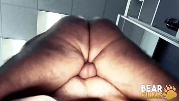 Hairy obese bear dominates and fucks cub Hairy obese bear dominates and fucks cub