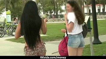 Amateur girl accepts cash for sex from stranger 29