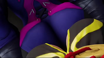 Street fighter juri grinds on chun li's face Street fighter juri grinds on chun li's face