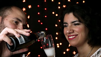 Happy new year let's celebrate with a toast Happy new year let's celebrate with a toast
