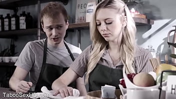 Girl sucking dick while boyfriend working Girl sucking dick while boyfriend working