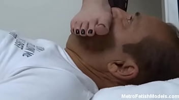 Amy's foot worship domination Amy's foot worship domination