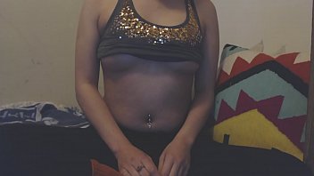 Hurting my nipples and showing my pussy Hurting my nipples and showing my pussy