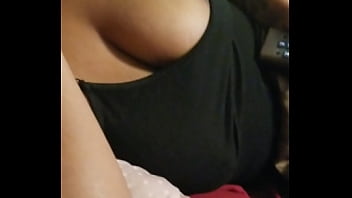 Unaware ebony nipslip