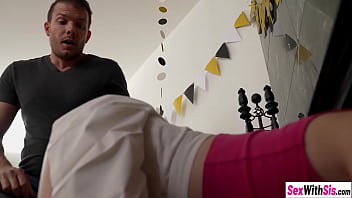 Cute blonde stepsister little swallowed big dick and enjoyed rough sex Cute blonde stepsister little swallowed big dick and enjoyed rough sex