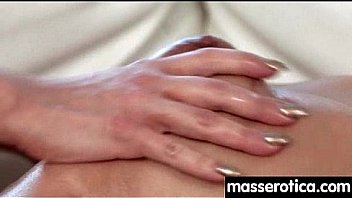 Massage therapist giving her patient some unknowing love 17