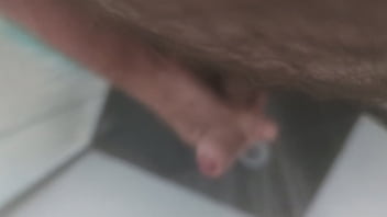 Cumming in the shower