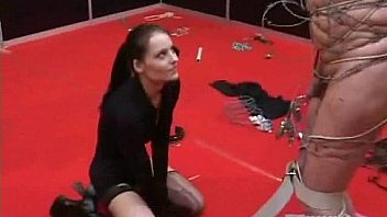 Hot mistress humiliating her poor slave Hot mistress humiliating her poor slave