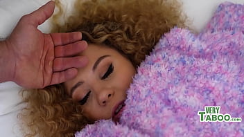 Blonde teen stepsis gets caught after she lied about being sick Blonde teen stepsis gets caught after she lied about being sick
