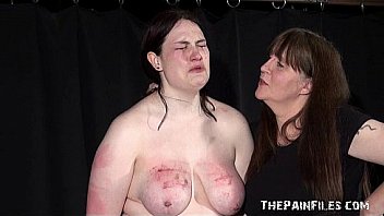 Alyss extreme lesbian bdsm and whipping to tears of private bbw slave girl Alyss extreme lesbian bdsm and whipping to tears of private bbw slave girl