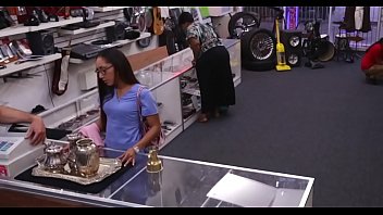 Daring woman has sex in shop Daring woman has sex in shop