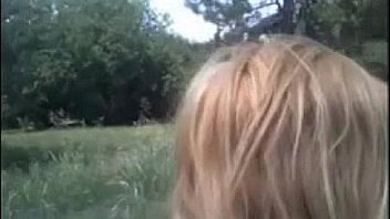 Hot blonde masturbating in the park Hot blonde masturbating in the park