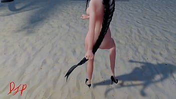 Mmd sexy kangxi shakes her ass to - shake it - blender eevee render 1381