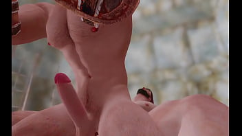 3d gay porn guard intimidates man to fuck with him very tasty