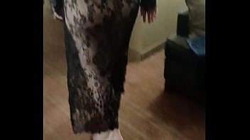 Bsb struts in her lace gown to attract bbc Bsb struts in her lace gown to attract bbc