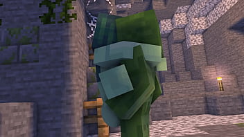 Minecraft porn in cave
