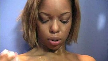 Interracial white lady confesses her sins at gloryhole 17